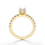 Pierścionek z diamentem szlif szmaragdowy SBPZ_061